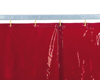 Welding Protection Curtain, Red